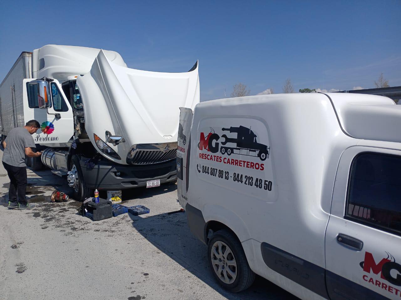 Rescate de tractocamión